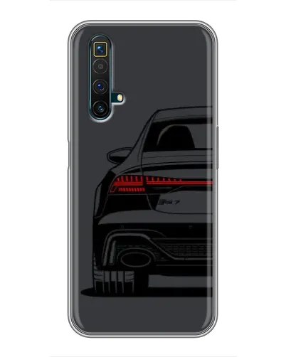 Чехол для Realme X50 с картинкой «Задняя часть Audi — арт»