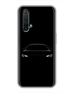 Чехол для Realme X50 с картинкой «Взгляд Audi в темноте»