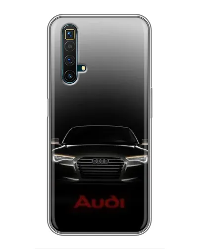 Чехол для Realme X50 с картинкой «Audi — градиентный контур»