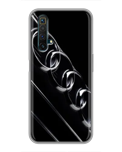 Чехол для Realme X50 с картинкой «Audi — абстрактные кольца»