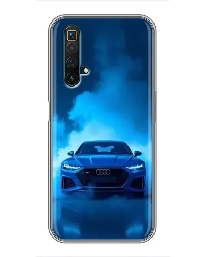 Чехол для Realme X50 с картинкой «Audi — голубая энергия»