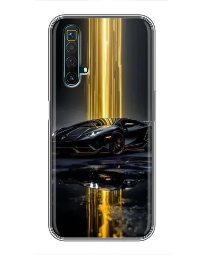 Чохол для Realme X50 з картинкою «Нічний Lamborghini драйв»