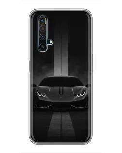 Чохол для Realme X50 з картинкою «Lamborghini симетрія доріг»