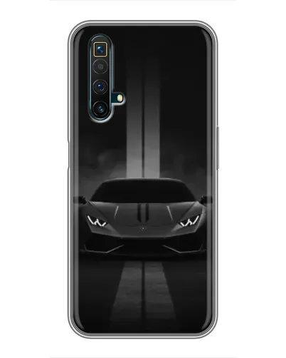 Чохол для Realme X50 з картинкою «Lamborghini симетрія доріг»