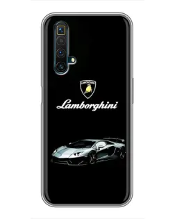 Чохол для Realme X50 з картинкою «Логотип Lamborghini класика»