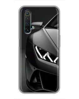 Чохол для Realme X50 з картинкою «Lamborghini фари деталізація»