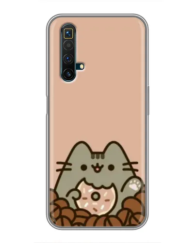 Чохол для Realme X50 з картинкою «Кавовий Пушин»