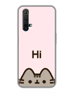 Чохол для Realme X50 з картинкою «Пушин каже Hi»