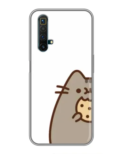 Чохол для Realme X50 з картинкою «Пушин з печивом»