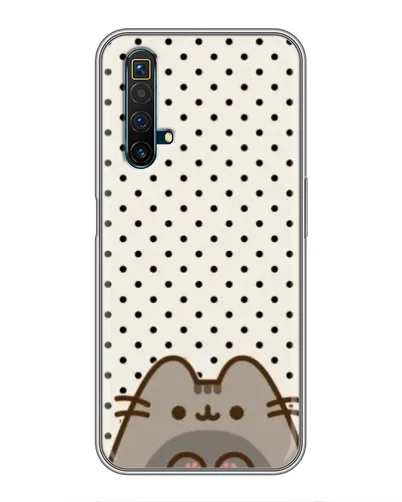 Чехол для Realme X50 с картинкой «Пушин в горошек»