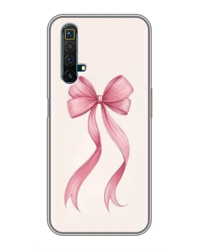 Чехол для Realme X50 с картинкой «Розовый бант»