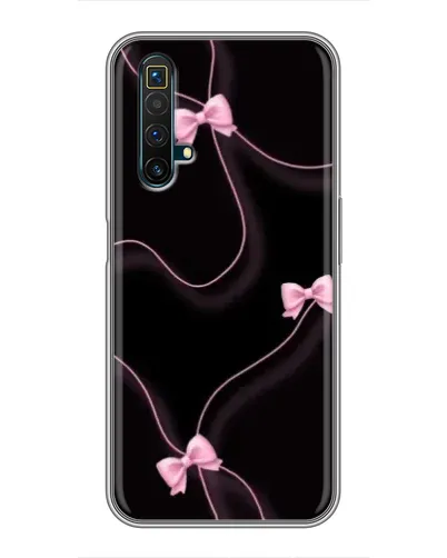 Чехол для Realme X50 с картинкой «Розовые ленты»