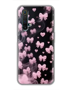 Чехол для Realme X50 с картинкой «Неоновое кружево»