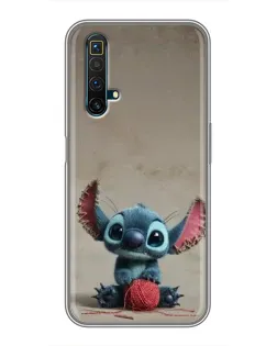 Чохол для Realme X50 з картинкою «Стіч на чоричневому фоні»