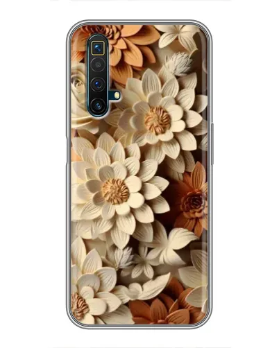 Чехол для Realme X50 с картинкой «Бежевый флористический декор» Чехол для Realme X50 с картинкой «Бежевый флористический декор»