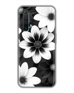 Чохол для Realme X50 з картинкою «Монохромні айстри» Чохол для Realme X50 з картинкою «Монохромні айстри»