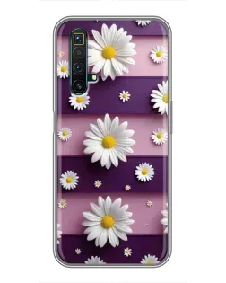 Чохол для Realme X50 з картинкою «Ромашки на фіолетовому» Чохол для Realme X50 з картинкою «Ромашки на фіолетовому»