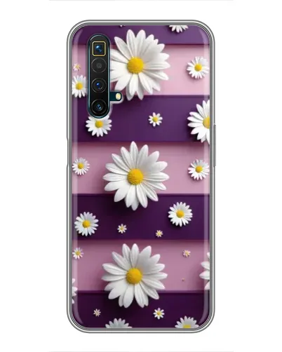 Чехол для Realme X50 с картинкой «Ромашки на фиолетовом» Чехол для Realme X50 с картинкой «Ромашки на фиолетовом»
