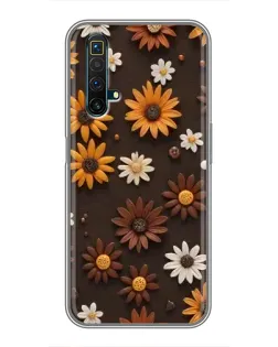 Чохол для Realme X50 з картинкою «Візерунок з маленьких соняшників» Чохол для Realme X50 з картинкою «Візерунок з маленьких соняшників»