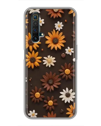 Чехол для Realme X50 с картинкой «Узор из маленьких подсолнухов» Чехол для Realme X50 с картинкой «Узор из маленьких подсолнухов»