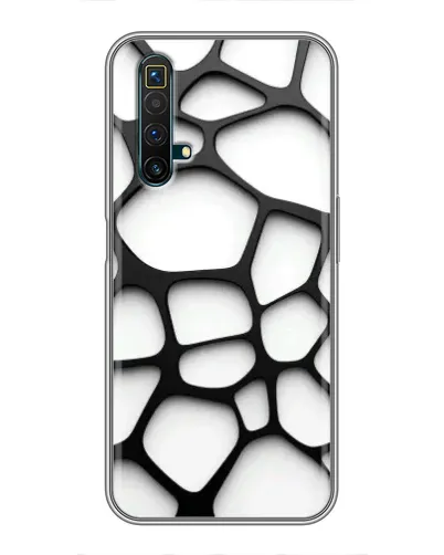 Чехол для Realme X50 с картинкой «Белая объемная сетка» Чехол для Realme X50 с картинкой «Белая объемная сетка»