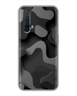 Чохол для Realme X50 з картинкою «Темний абстрактний камуфляж» Чохол для Realme X50 з картинкою «Темний абстрактний камуфляж»