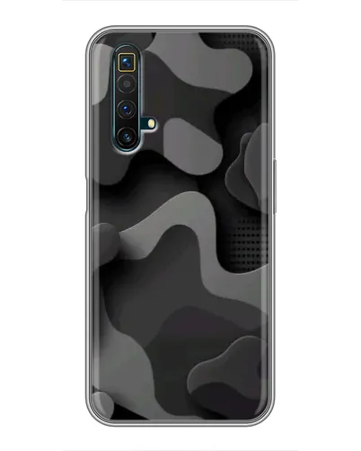 Чехол для Realme X50 с картинкой «Темный абстрактный камуфляж» Чехол для Realme X50 с картинкой «Темный абстрактный камуфляж»