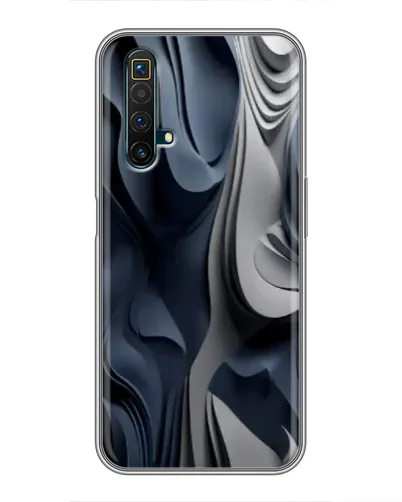 Чехол для Realme X50 с картинкой «Объемные синие складки» Чехол для Realme X50 с картинкой «Объемные синие складки»