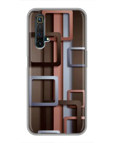 Чехол для Realme X50 с картинкой «Коричневые объемные квадраты» Чехол для Realme X50 с картинкой «Коричневые объемные квадраты»