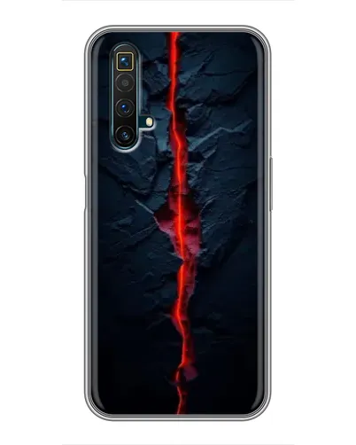 Чехол для Realme X50 с картинкой «Kрасная лавовая трещина» Чехол для Realme X50 с картинкой «Kрасная лавовая трещина»