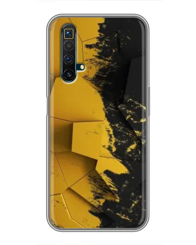 Чехол для Realme X50 с картинкой «Золотые осколки геометрии» Чехол для Realme X50 с картинкой «Золотые осколки геометрии»