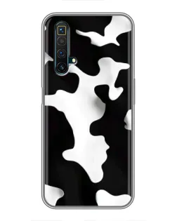 Чехол для Realme X50 с картинкой «Черно-белое пятно»
