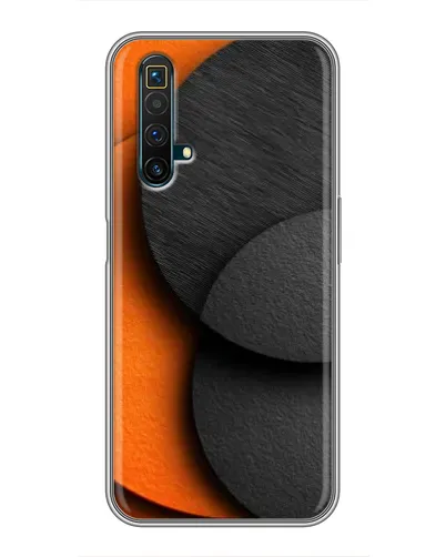 Чехол для Realme X50 с картинкой «Геометрия оранжевых кругов» Чехол для Realme X50 с картинкой «Геометрия оранжевых кругов»