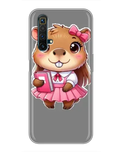Чехол для Realme X50 с картинкой «Девочка капибара» Чехол для Realme X50 с картинкой «Девочка капибара»