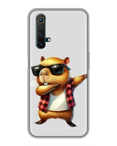Чехол для Realme X50 с картинкой «Капибара рэпер даб» Чехол для Realme X50 с картинкой «Капибара рэпер даб»