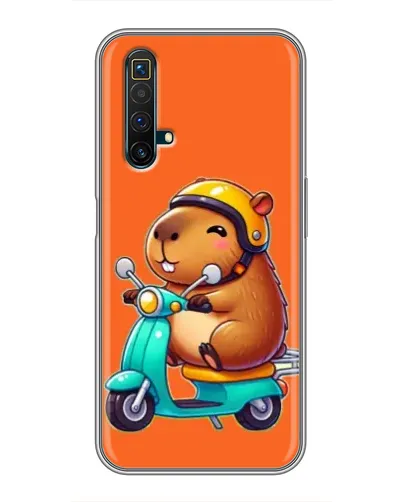 Чехол для Realme X50 с картинкой «Капибара на скутере» Чехол для Realme X50 с картинкой «Капибара на скутере»