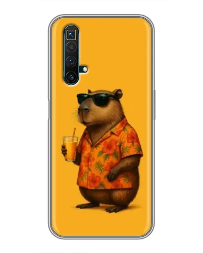 Чехол для Realme X50 с картинкой «Капибара на отдыхе» Чехол для Realme X50 с картинкой «Капибара на отдыхе»