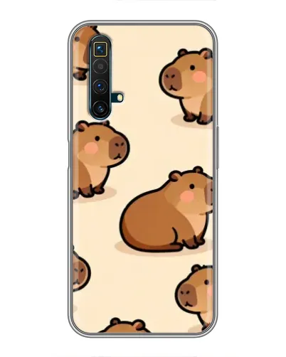 Чехол для Realme X50 с картинкой «Паттерн милых капибар» Чехол для Realme X50 с картинкой «Паттерн милых капибар»