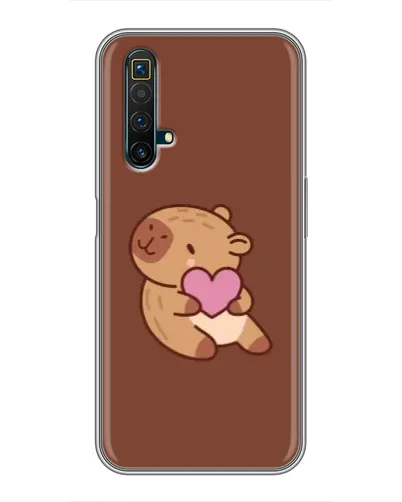 Чехол для Realme X50 с картинкой «Капибара с сердцем» Чехол для Realme X50 с картинкой «Капибара с сердцем»