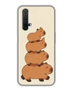 Чехол для Realme X50 с картинкой «Башня из капибар» Чехол для Realme X50 с картинкой «Башня из капибар»