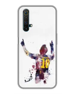 Чехол для Realme X50 с картинкой «Messi Barca»