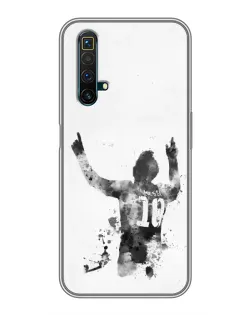 Чехол для Realme X50 с картинкой «Messi ART»