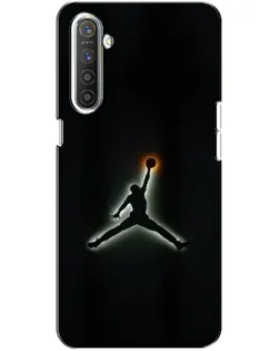 Чехол для Realme XT с картинкой «Jordan Gradient Logo»