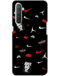 Чехол для Realme XT с картинкой «Nike Mix Pattern»