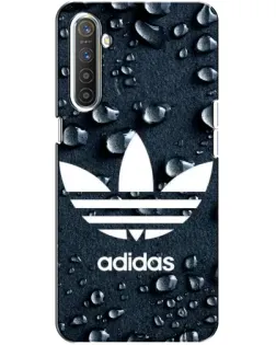 Чохол для Realme XT з картинкою «Adidas Trefoil Blue»