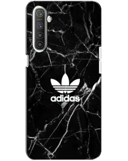 Чохол для Realme XT з картинкою «Білий мармур Adidas»