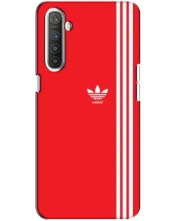 Чохол для Realme XT з картинкою «Червоний мінімалізм Adidas»