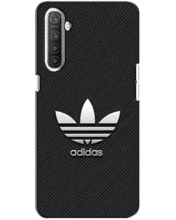 Чохол для Realme XT з картинкою «Adidas Карбонова текстура»