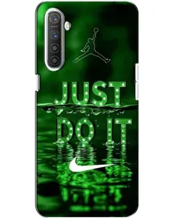 Чохол для Realme XT з картинкою «Зелений неоновий Nike»