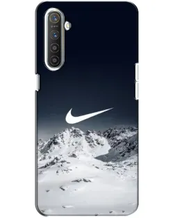 Чохол для Realme XT з картинкою «Nike — зимові гори»